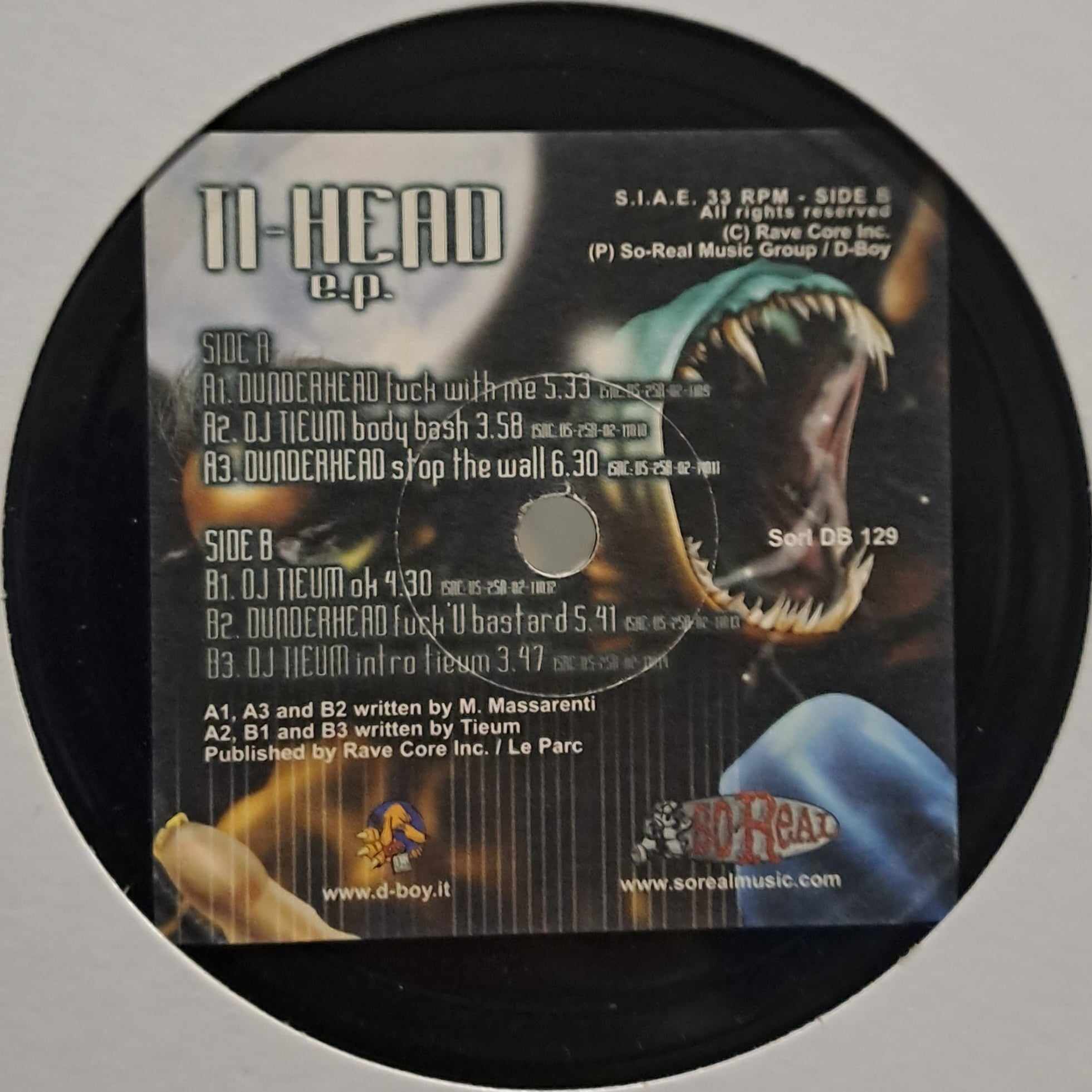 Sorl DB 129 - vinyle gabber